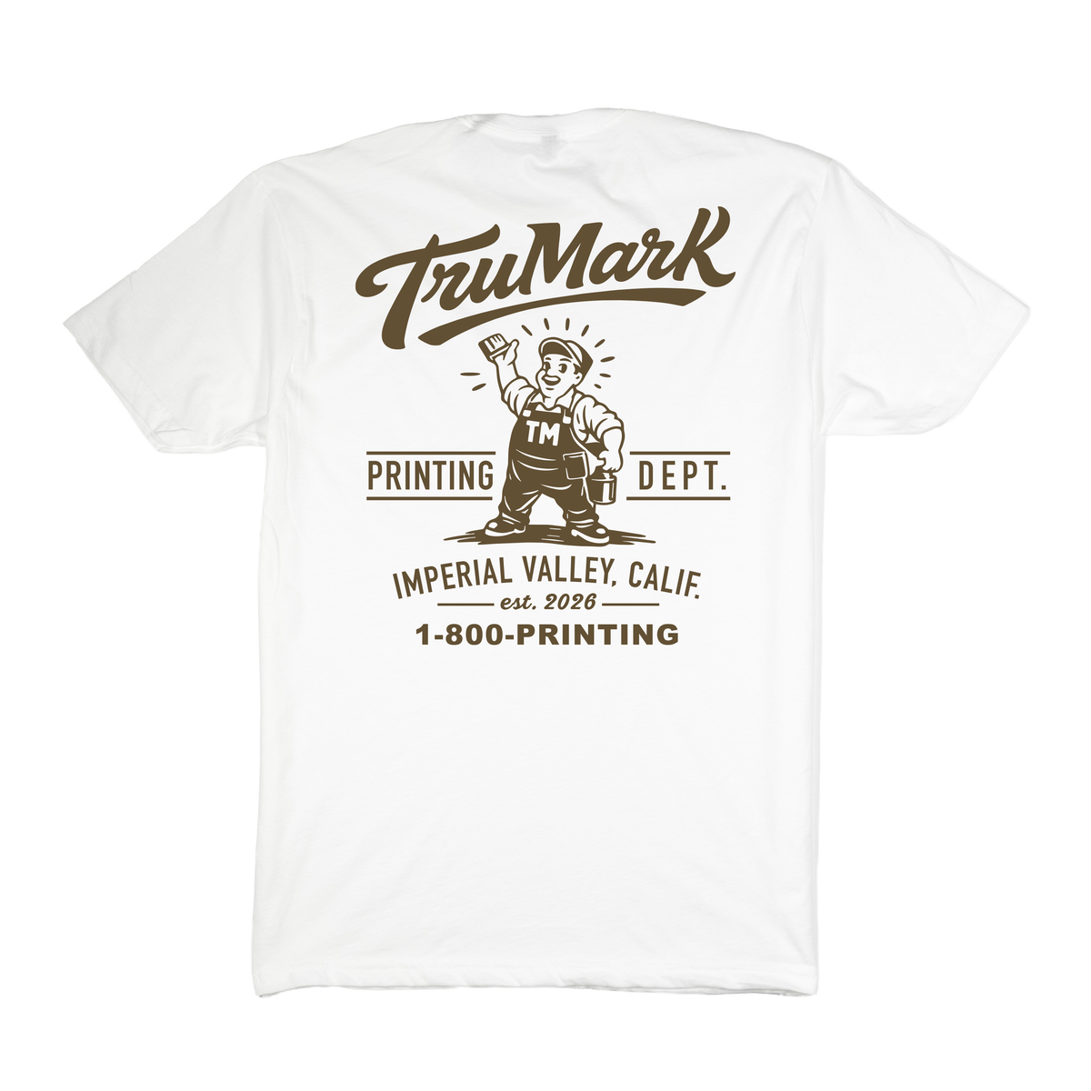 Printing Dept. Tee (White)